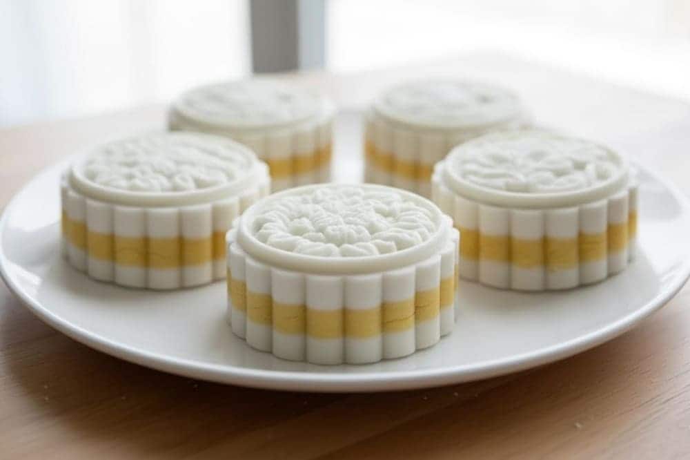 Bánh in Sóc Trăng với vỏ bánh gạo nếp cùng lớp nhân nhiều hương vị