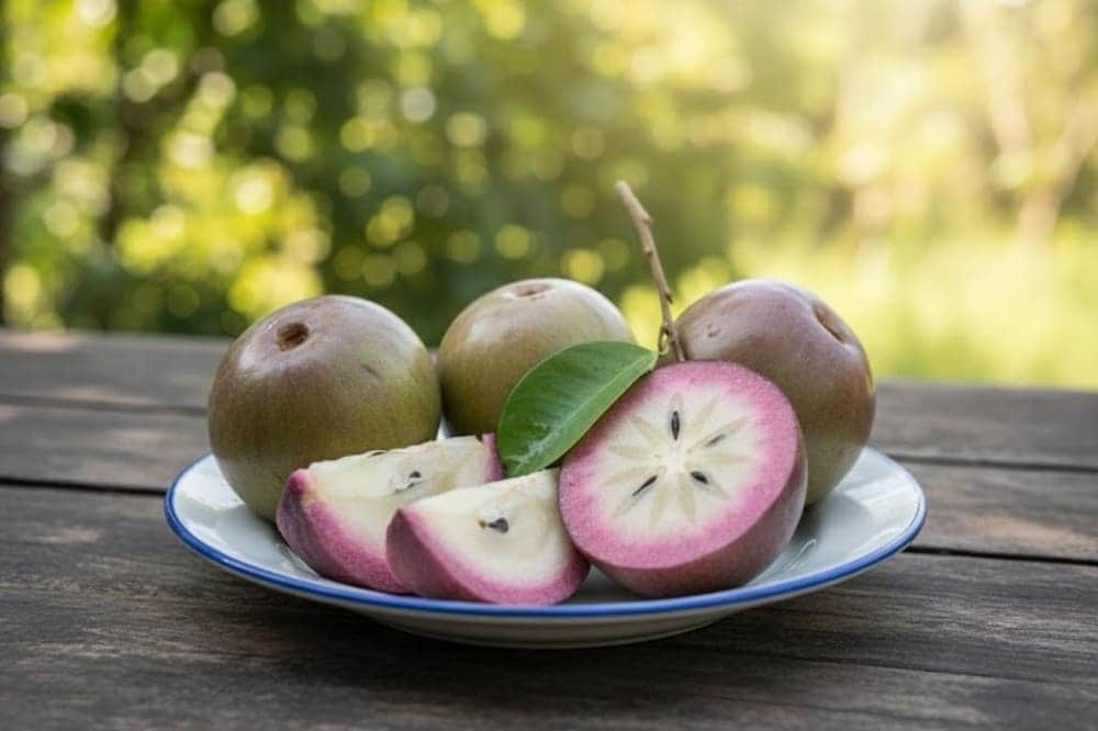 Vú sữa tím Đại Tâm lạ mắt và có hương thơm đặc trưng