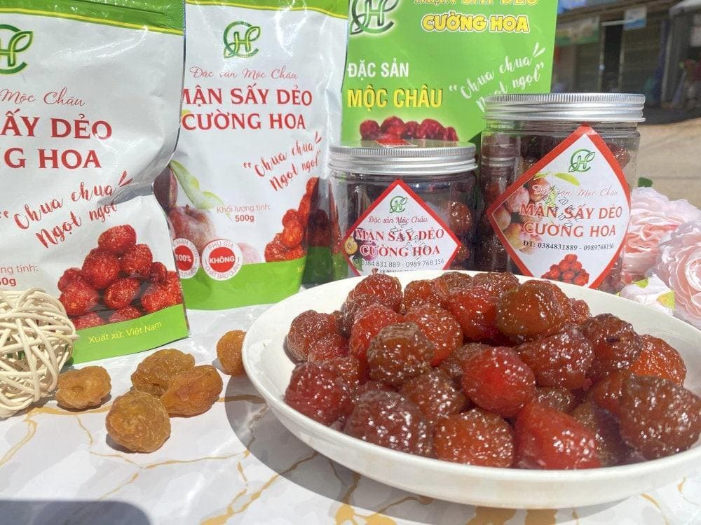 Mận sấy dẻo Mộc Châu (Nguồn: Mận sấy dẻo Cường Hoa)
