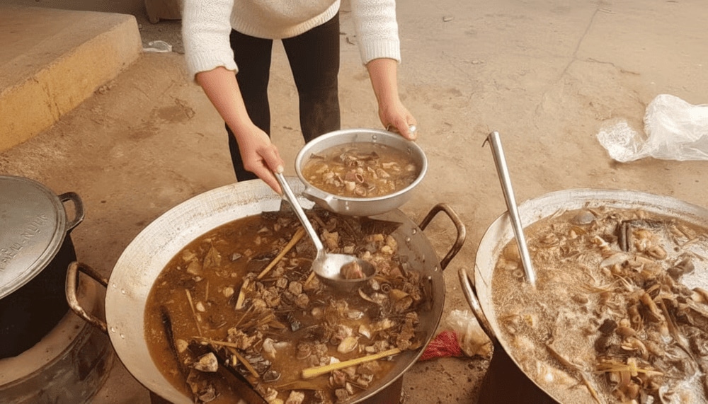 Thắng cố ngựa ở Lào Cai