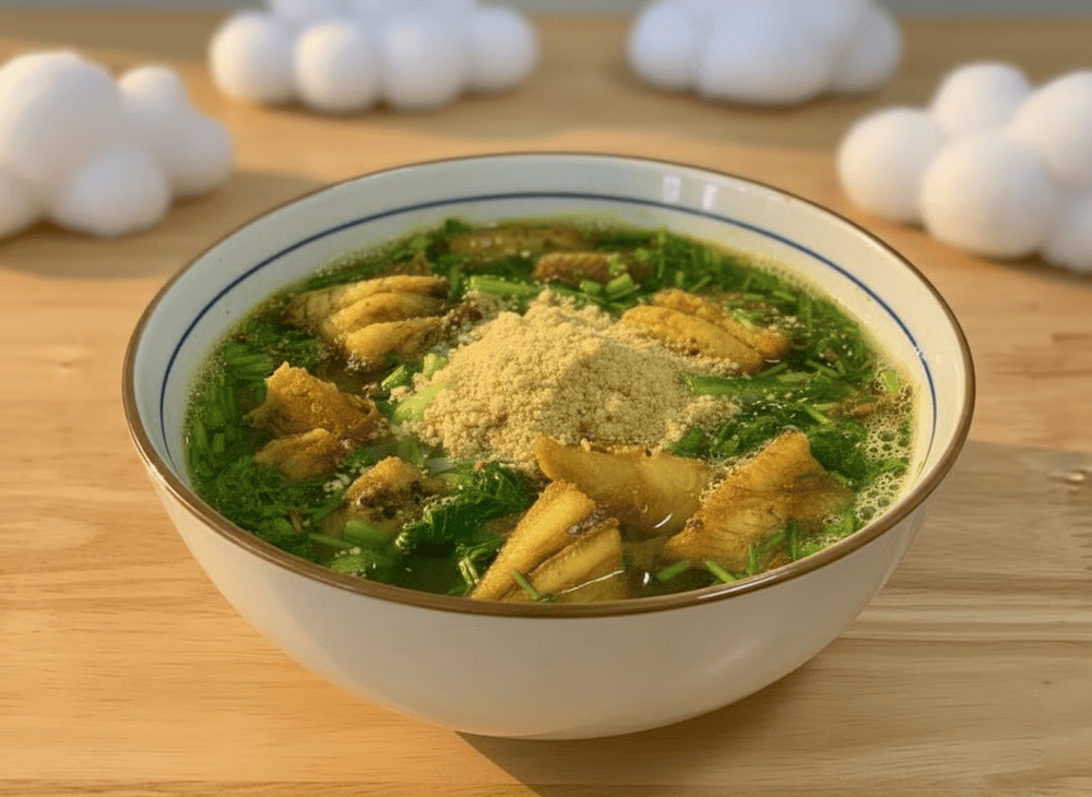 Canh cá Quỳnh Côi