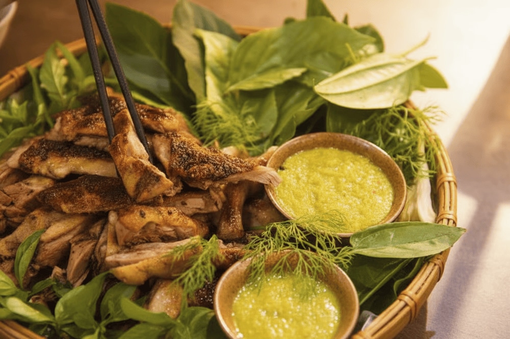 Vịt Cổ Lũng nướng