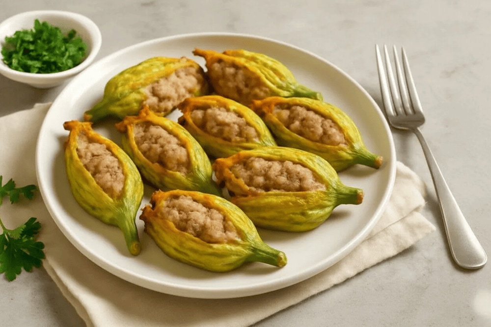 Món ăn độc đáo, kết hợp giữa hương vị tự nhiên của hoa kè và thịt tươi ngon, mang đến trải nghiệm ẩm thực lạ miệng