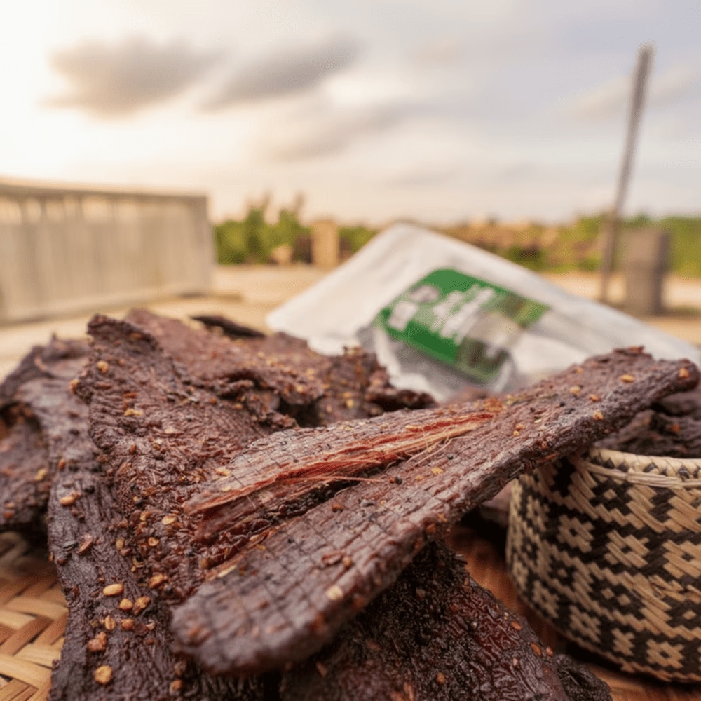 Thịt trâu gác bếp