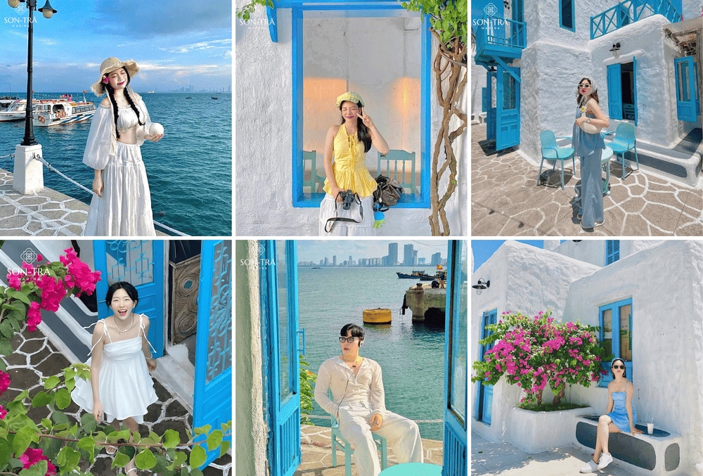Bạn nên chọn trang phục màu trắng hoặc xanh để hài hoà với cảnh sắc nơi đây (Nguồn: Sơn Trà Marina)