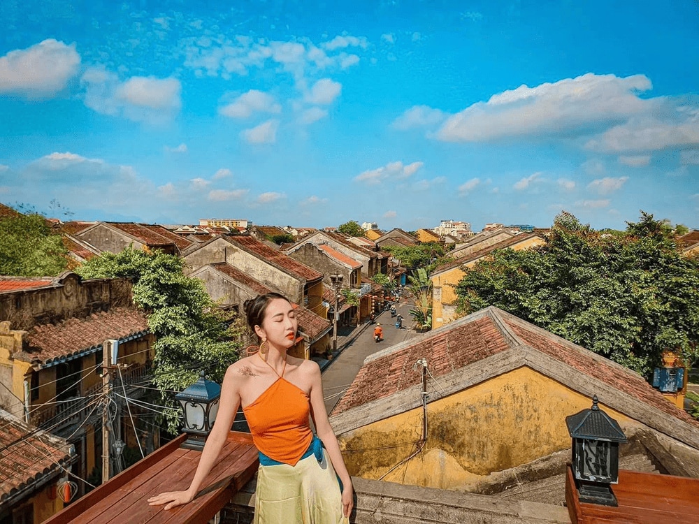 Sân thượng “thần thánh” ở Faifo Coffee là nguồn cảm hứng nghệ thuật cho hàng triệu bức hình (Nguồn: Faifo Coffee)