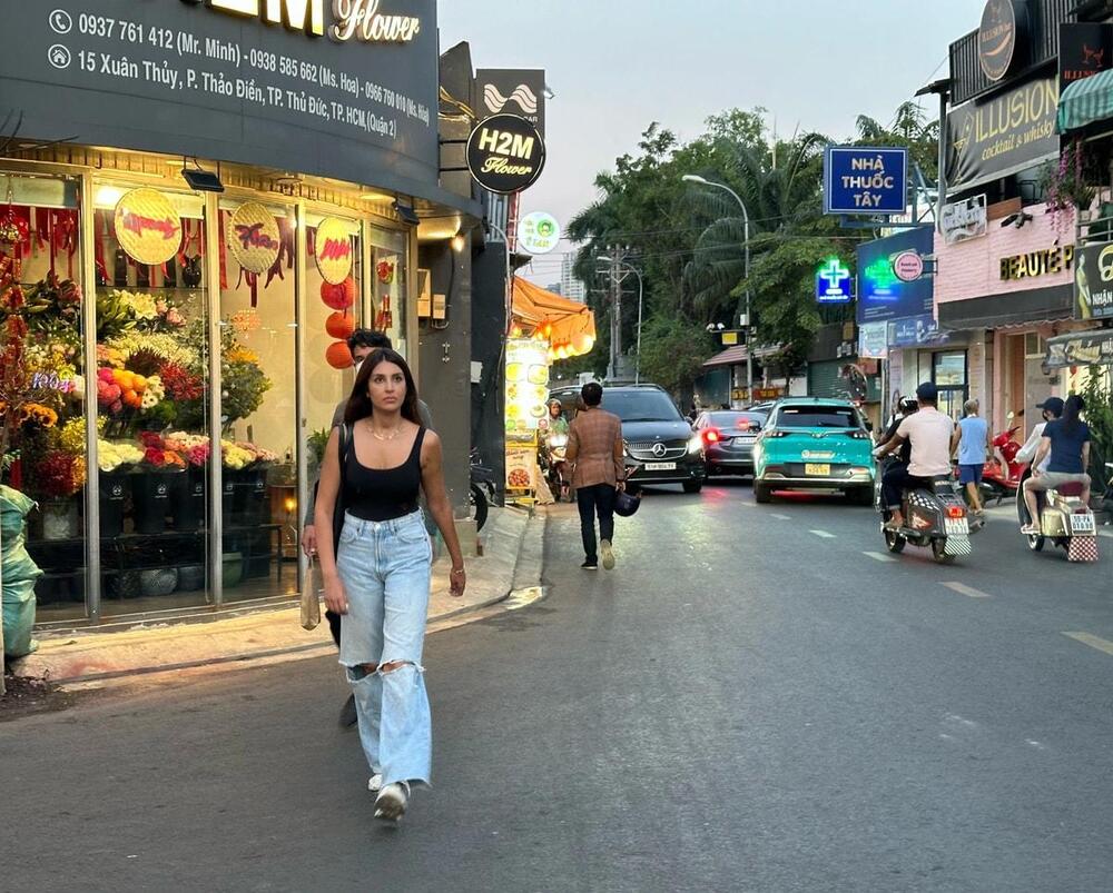 Phố Thảo Điền với phong cách châu Âu thu hút giới trẻ (Nguồn: Báo Thanh Niên)
