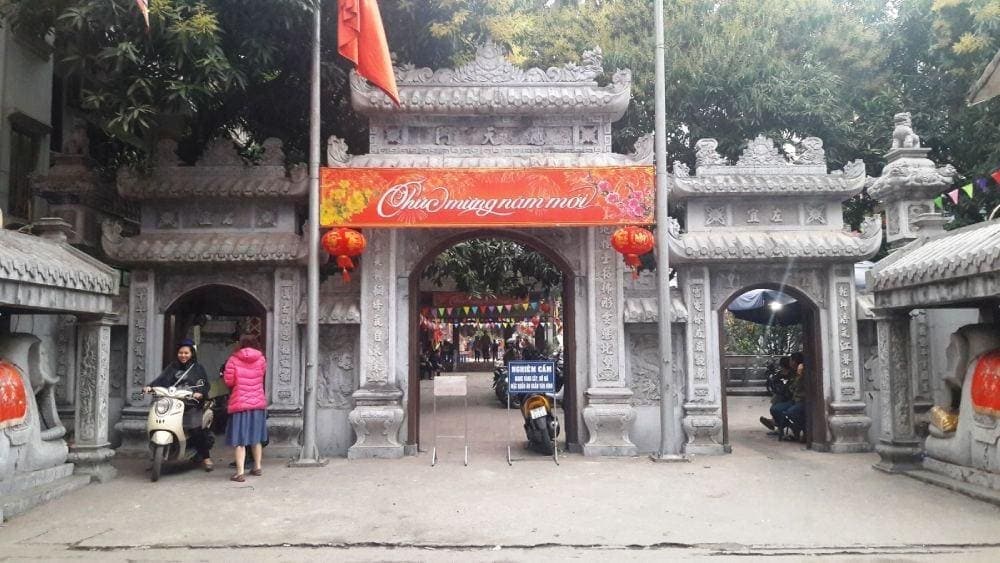 Kiến trúc của Đình Ứng Thiên là một trong những điểm nổi bật thu hút du khách