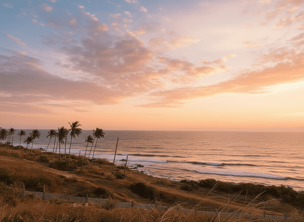 Ngắm biển từ dốc Hoàng Hôn