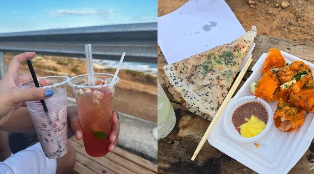 Thưởng thức đồ ăn vặt