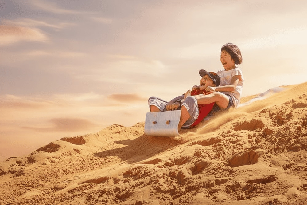 Hoạt động trượt cát đầy kích thích tại Đồi Cát Mũi Né