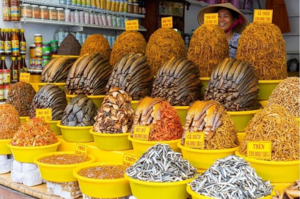 An Giang nổi tiếng với các loại mắm.