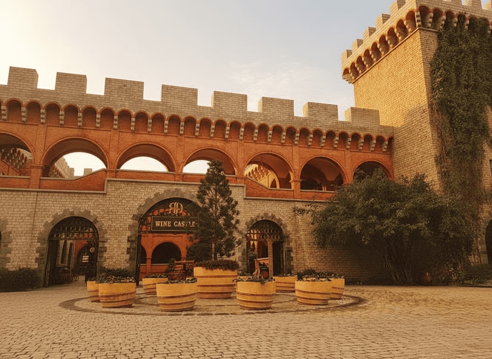 Một góc Lâu đài rượu vang RD