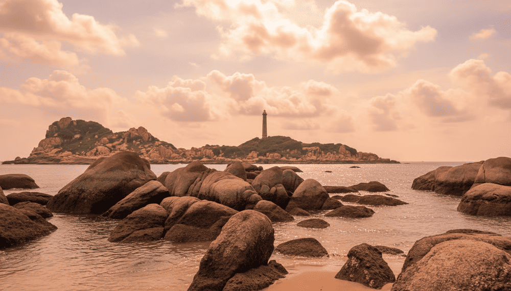 Mũi Kê Gà nơi nhìn ra ngọn hải đăng cổ nhất Đông Dương