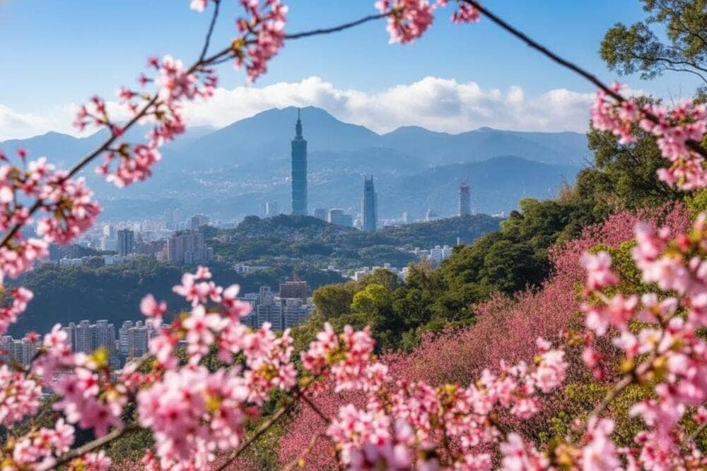Du lịch Đài Loan đẹp nhất vào mùa xuân.