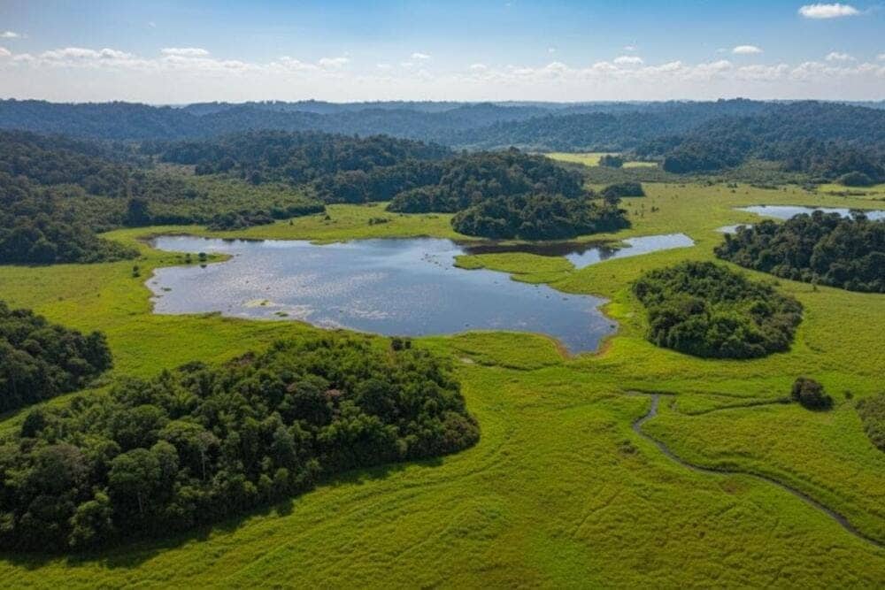 Khu rừng nguyên sinh rộng lớn, lý tưởng để trekking, ngắm thú, hòa mình vào thiên nhiên hoang dã.
