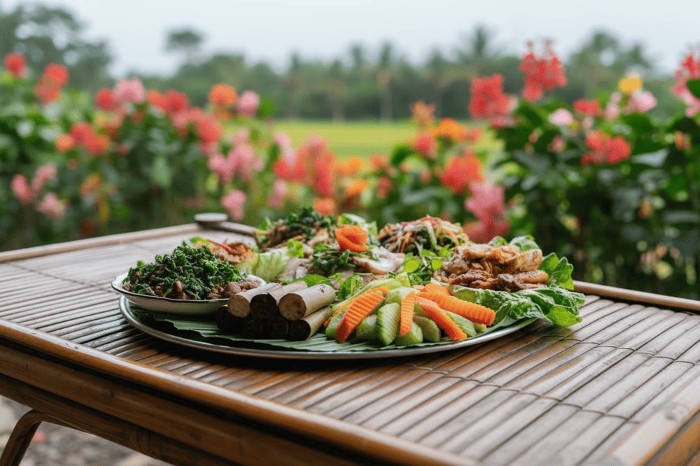 Ẩm thực địa phương với nhiều món ngon, lạ mắt cũng là điểm hấp dẫn của vùng đất này