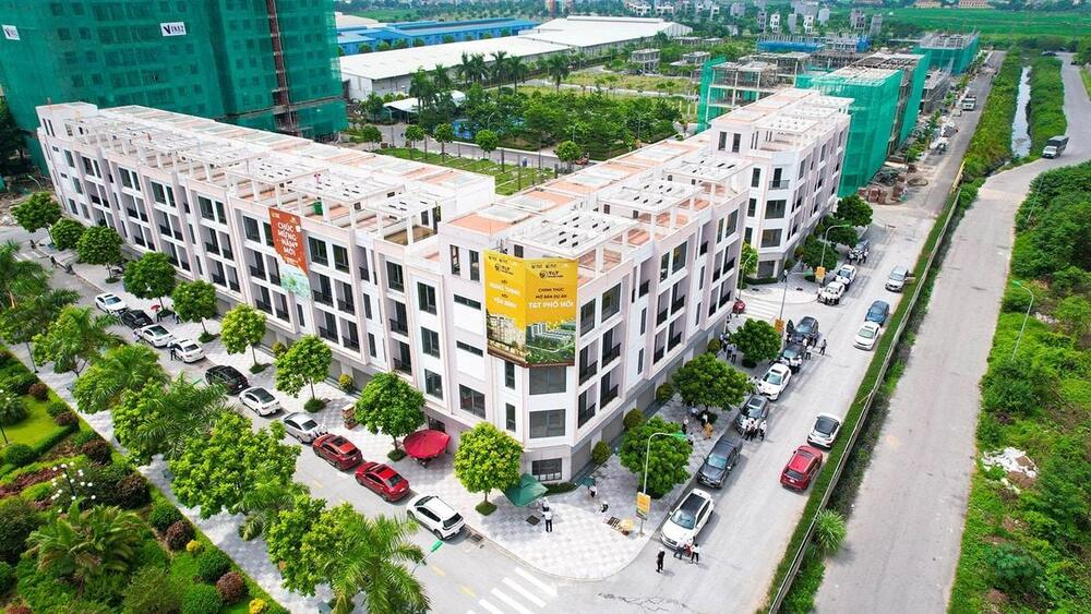 Phố Nối hiện nay đã được quy hoạch hiện đại