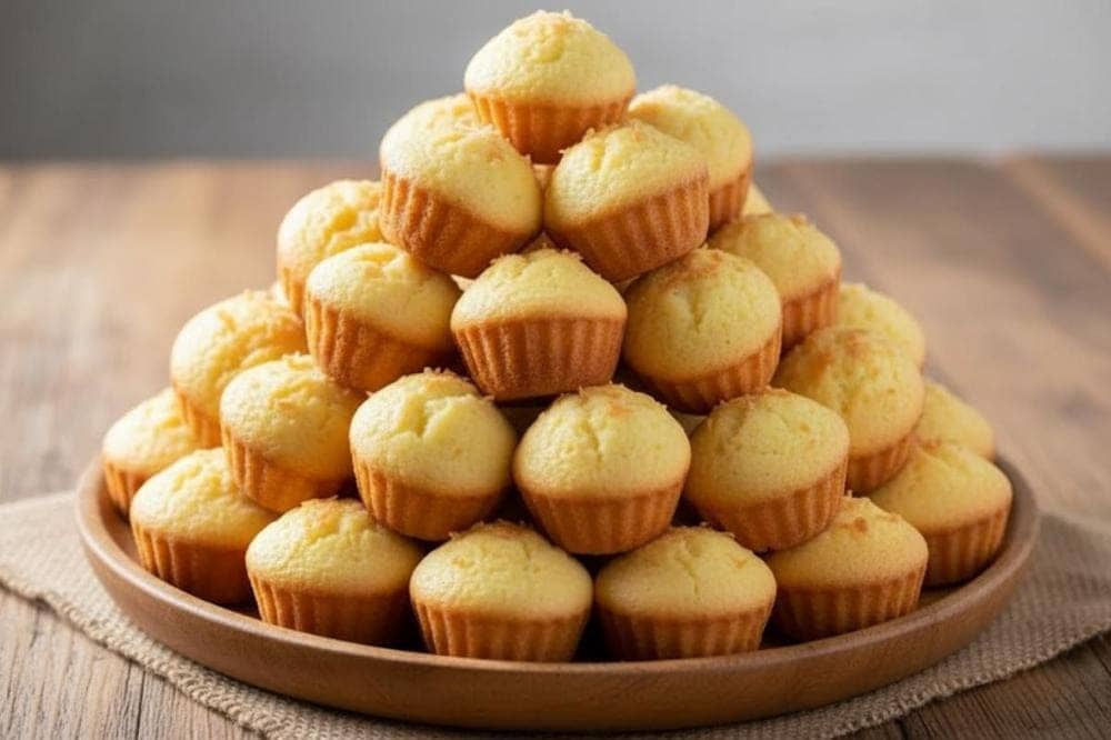 Những chiếc bánh thuẫn Ninh Hòa thơm ngon.