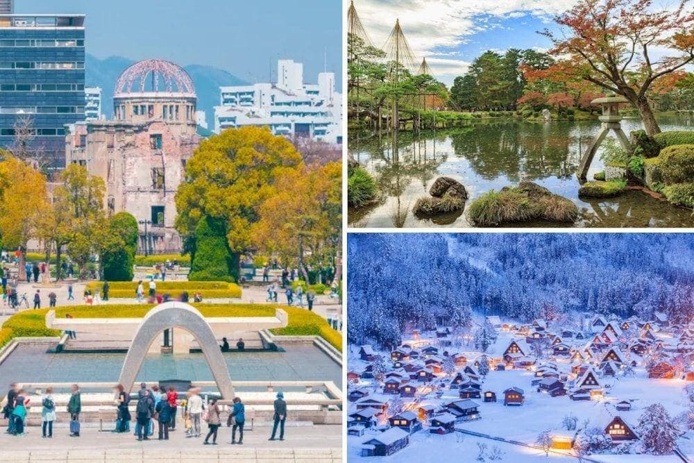 Khu vực ngoài Kansai và miền Trung Nhật Bản có rất nhiều địa điểm đẹp để tham quan (Nguồn: Internet)