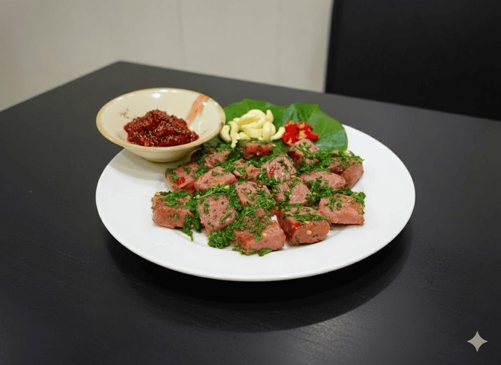 Món ăn quen thuộc của người địa phương