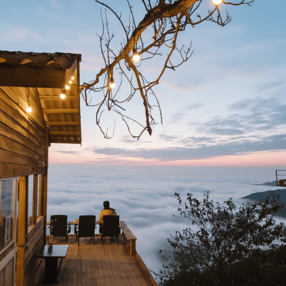 Biển mây tại Tiệm cà phê Mị Ơi