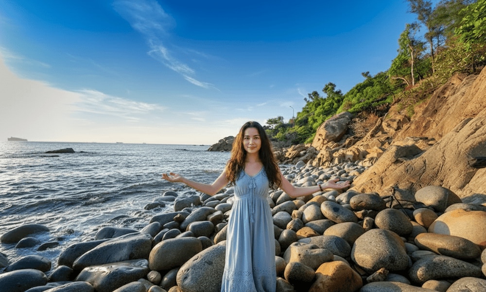 Thời tiết mùa khô ở Quy Nhơn ngắn không quá gay gắt, ít mưa, rất thích hợp cho các hoạt động ngoài trời