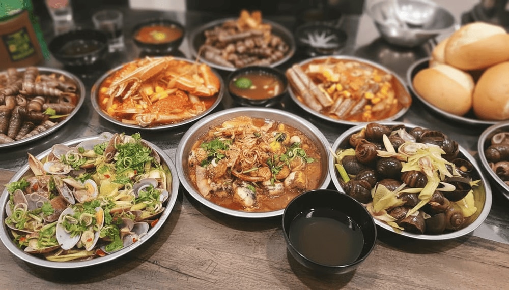 Thưởng thức các quán ốc ngon ở Hải Phòng