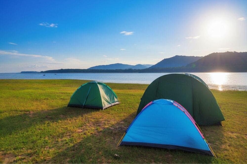 Cắm trại ở hồ Dầu Tiếng