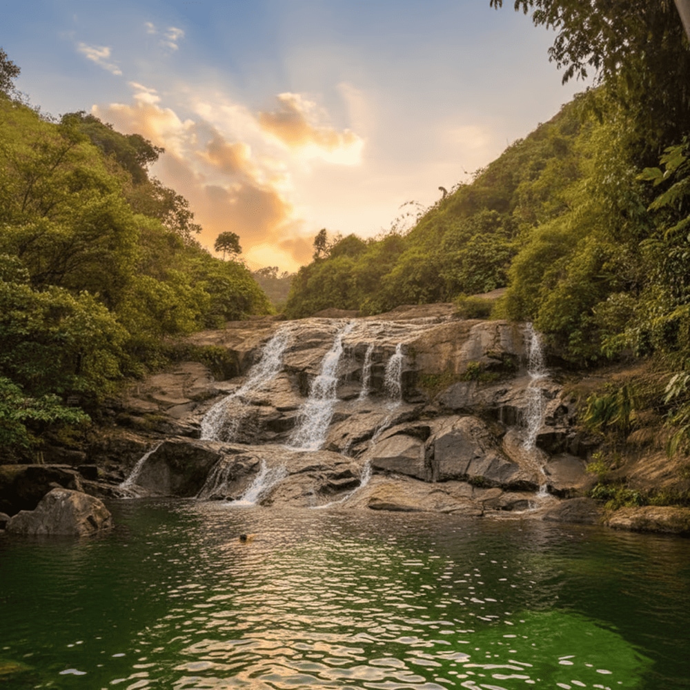 Thác suối Nhị Hồ