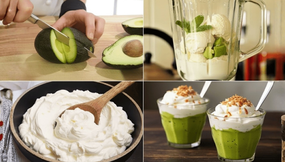 Bạn có thể làm kem bơ chuẩn vị Đà Lạt đơn giản ngay tại nhà của với 4 bước