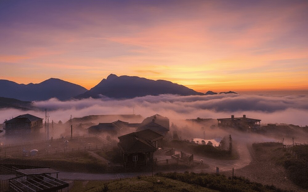 Mẫu Sơn vào mùa săn mây