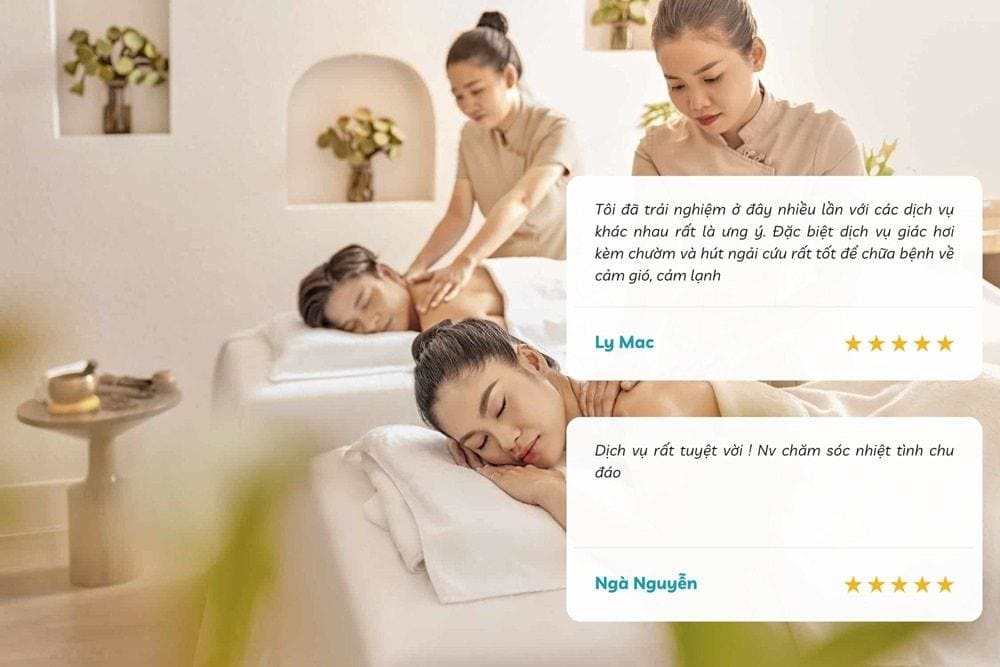 Massage chân tại Lotus Spa