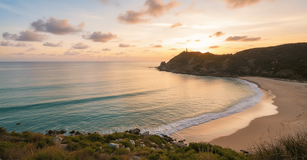 Bãi Môn mang vẻ đẹp nguyên sơ và không gian tĩnh lặng