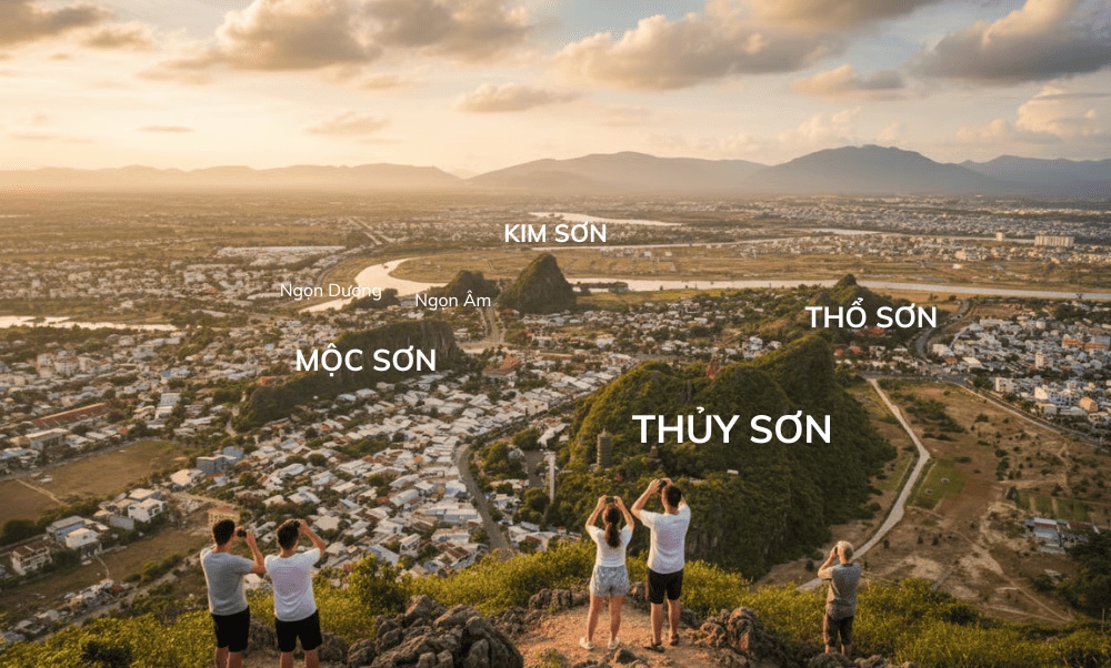 Trong 6 ngọn núi, Thủy Sơn nổi bật với cảnh sắc thiên nhiên hùng vĩ và giá trị văn hóa, tôn giáo sâu sắc