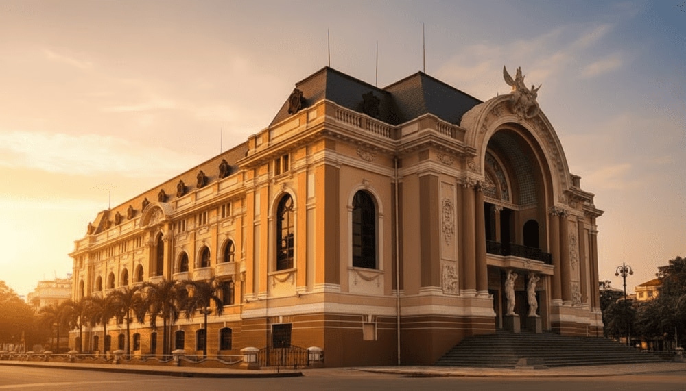 Nhà hát Thành Phố Hồ Chí Minh là thiên đường cho những người yêu thích nhiếp ảnh và có niềm đam mê với những màn biểu diễn nghệ thuật