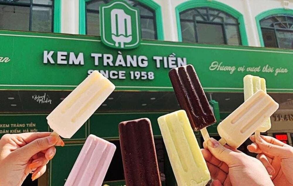 Kem Tràng Tiền - món ăn không thể bỏ qua khi đến Hà Nội