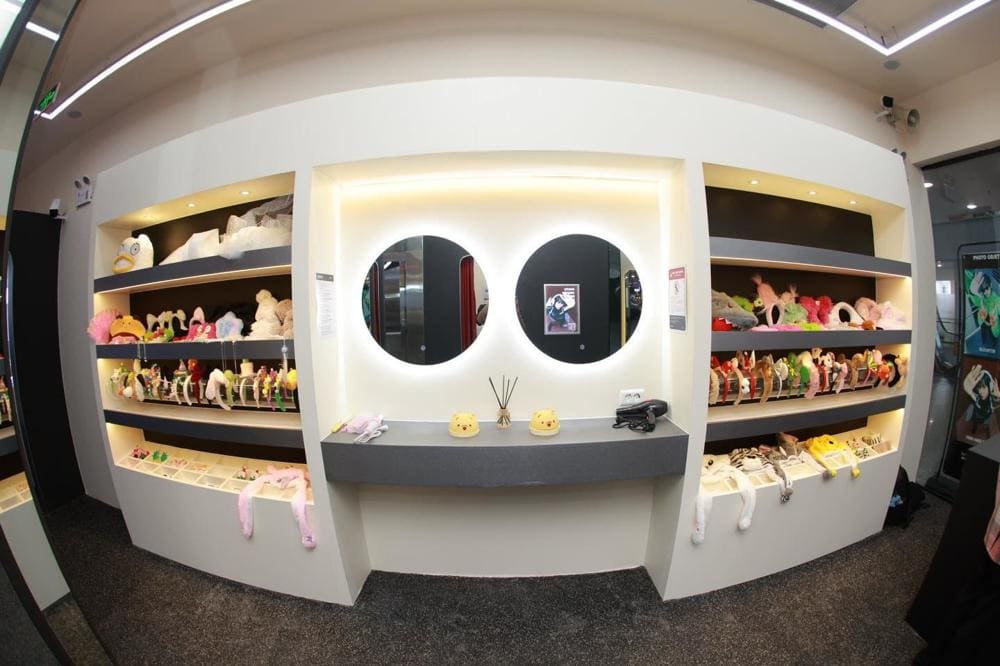 Tại Photo Object, không gian chuẩn bị và chỉnh trang được bố trí tiện lợi, giúp bạn thoải mái 'lên đồ' thật ưng ý trước khi vào khung hình (Nguồn: Photo Objet Vietnam)