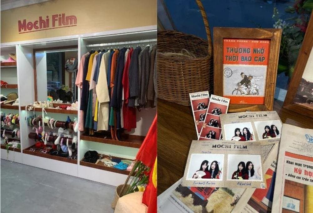 Với quầy trang phục truyền thống Việt Nam và phụ kiện phong phú, Mochi Film là điểm đến tuyệt vời để bạn và bạn bè tạo nên những bức ảnh photobooth độc đáo (Nguồn: 05-Ngọc Anh Nguyễn)