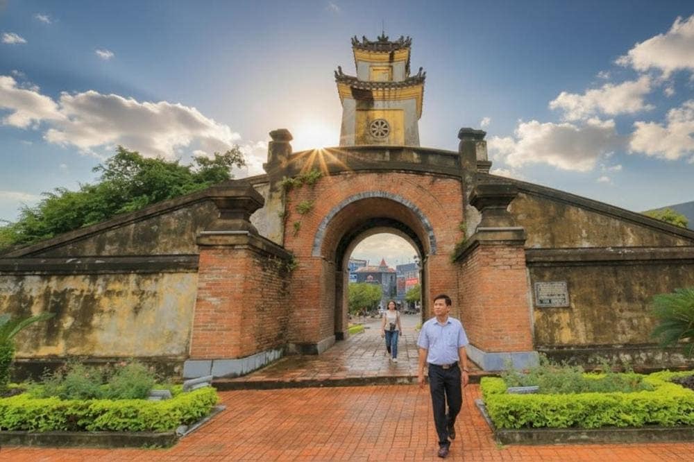 Cổng phía Bắc là phần kiến trúc còn tồn tại rõ nét nhất đến ngày nay