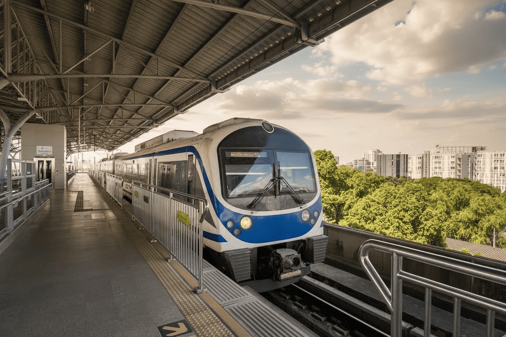 Tàu điện trên cao kết nối sân bay và khu vực trung tâm