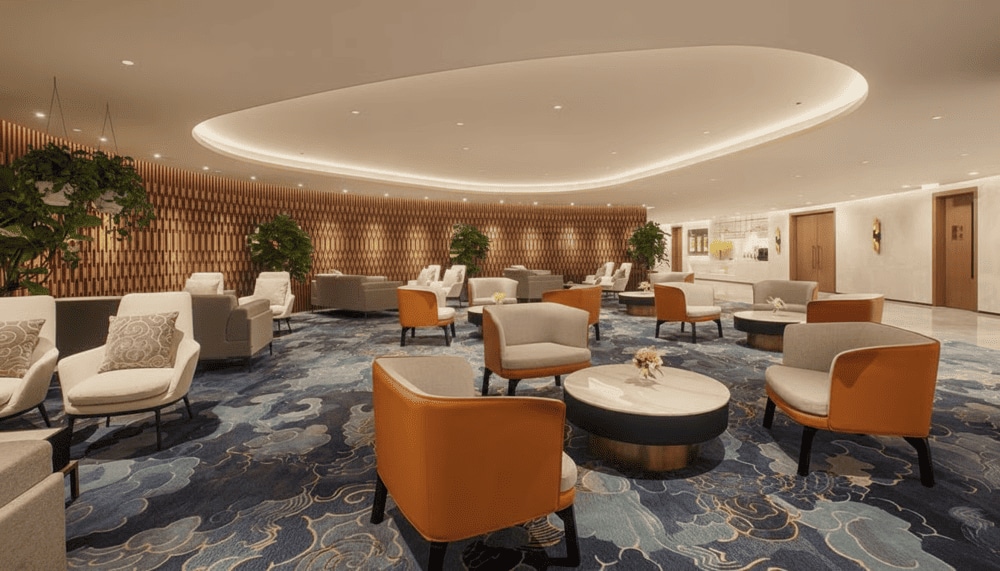 Một phòng chờ trong sân bay