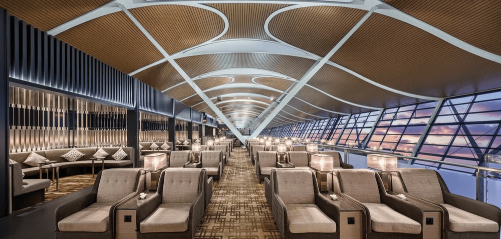 Một phòng chờ tại nhà ga T2