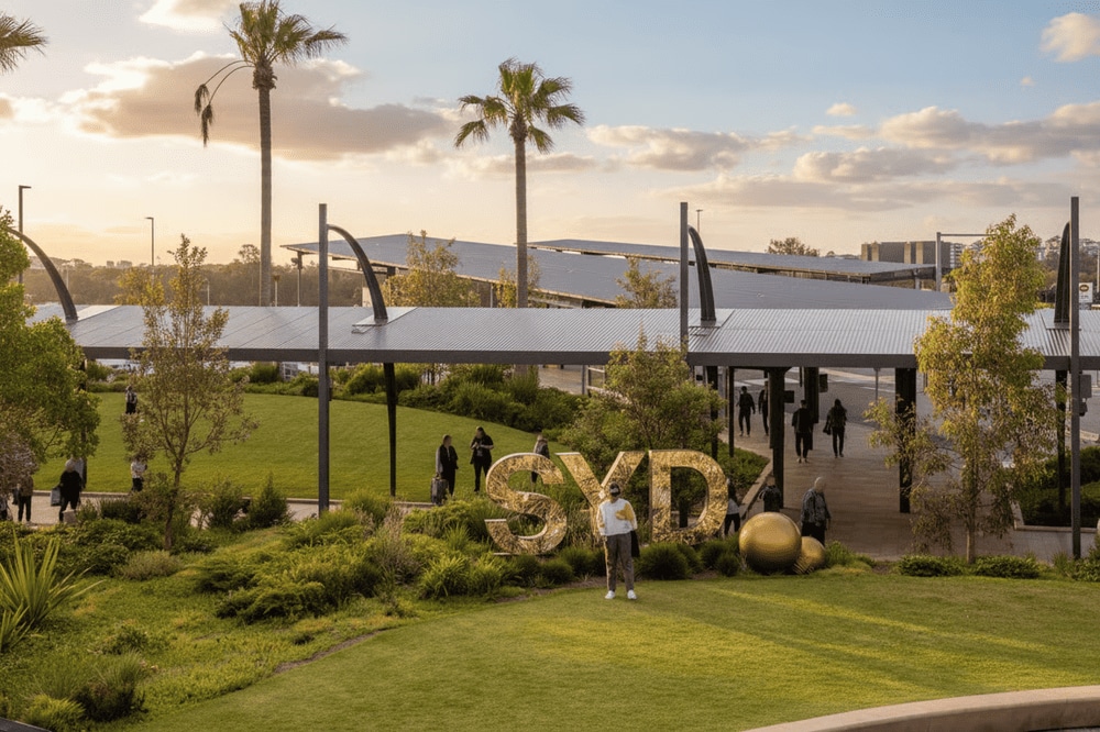 Khuôn viên trước nhà ga T1