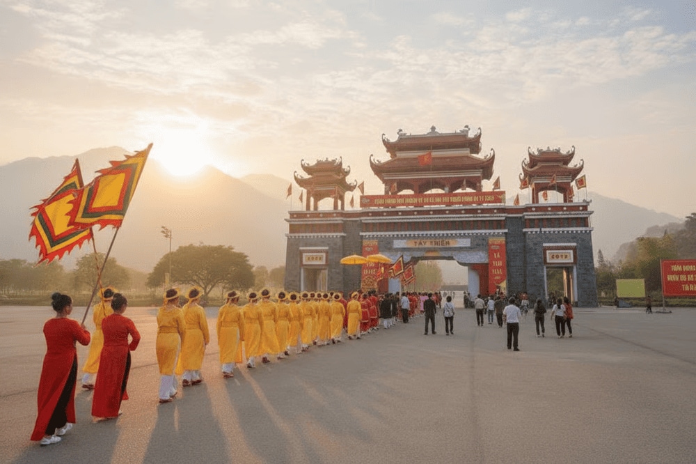 Lễ hội Tây Thiên vào 15 tháng 2 (âm lịch) hằng năm