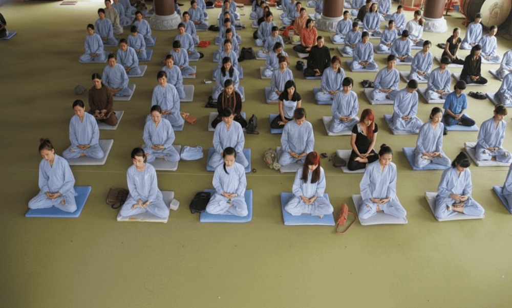 Các khóa tu ngắn ngày tại Thiền viện Trúc Lâm luôn được nhiều du khách, Phật tử trải nghiệm khi có cơ hội đến Đà Lạt