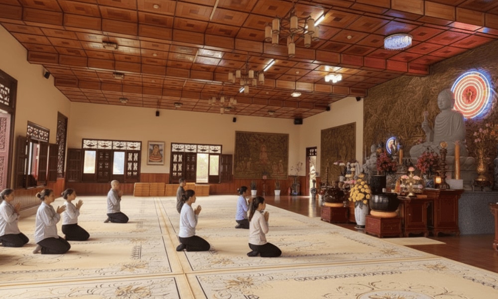 Khi tham quan Thiền viện Trúc Lâm, du khách nên mặc trang phục lịch sự, giữ trật tự, di chuyển cẩn thận và tuân thủ quy định