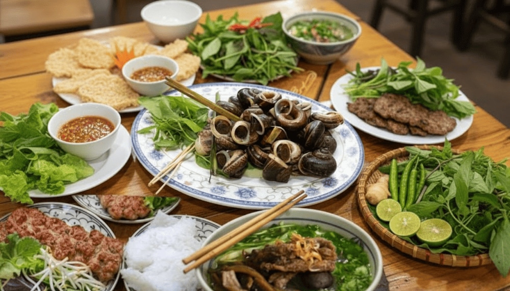Ốc núi Ninh Bình là món ăn bạn không nên bỏ qua khi đến Ninh Bình