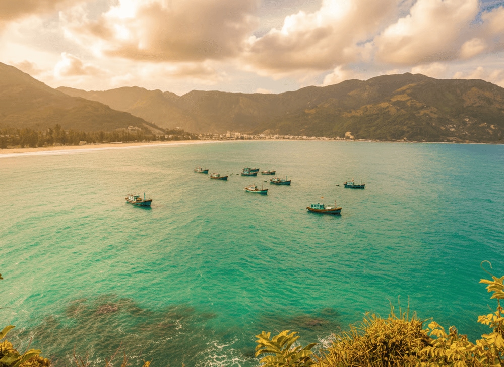 Vẻ đẹp hoang sơ, quyến rũ của vịnh Vũng Rô