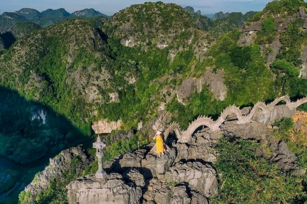 Travelers preparing for the climb gearing up their gear and essentials